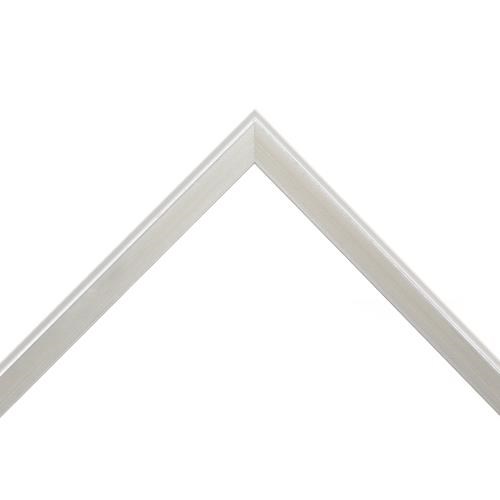~Avalanche Bevel  19w x 37h White/Silver