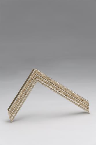 Bellini Ornate Detailed Silver Leaf Large 52w x 46h